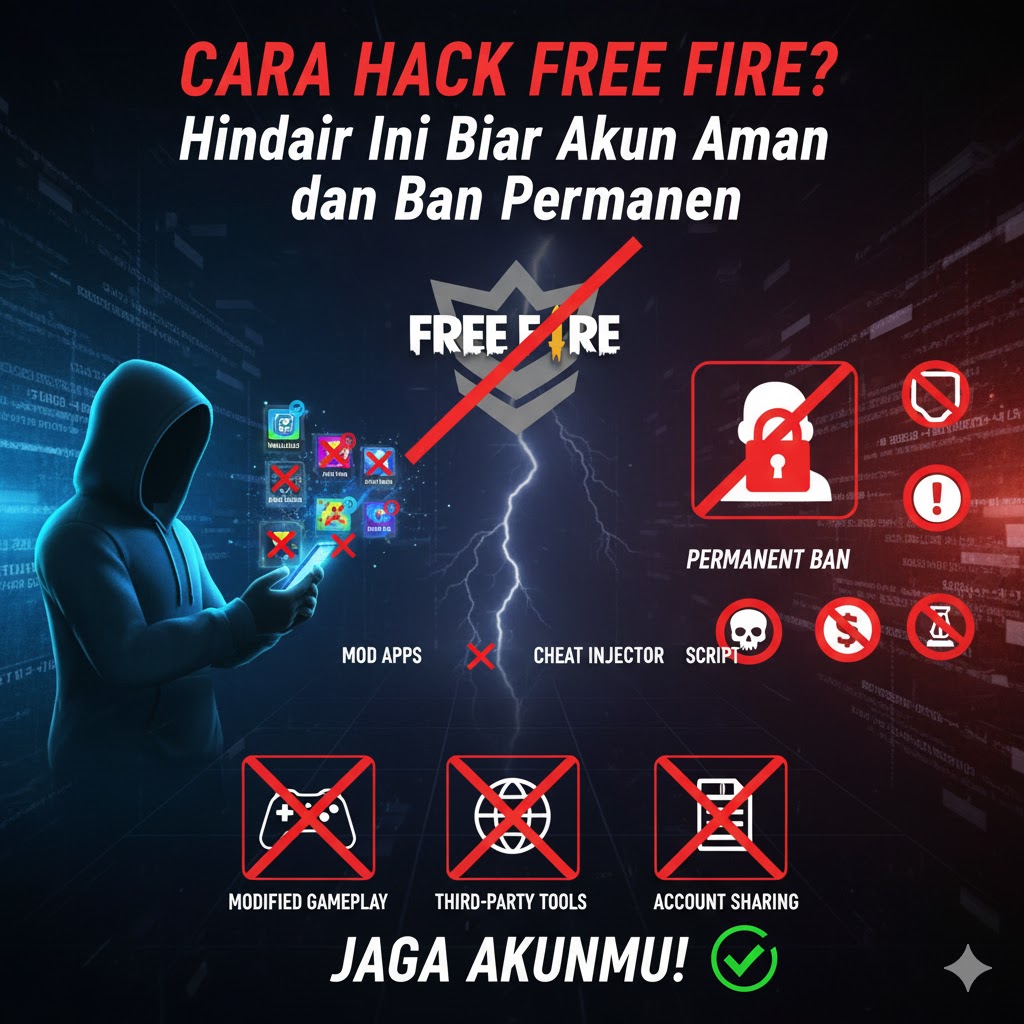 Cara Hack Free Fire? Hindari Ini Biar Akun Aman dari Ban Permanen