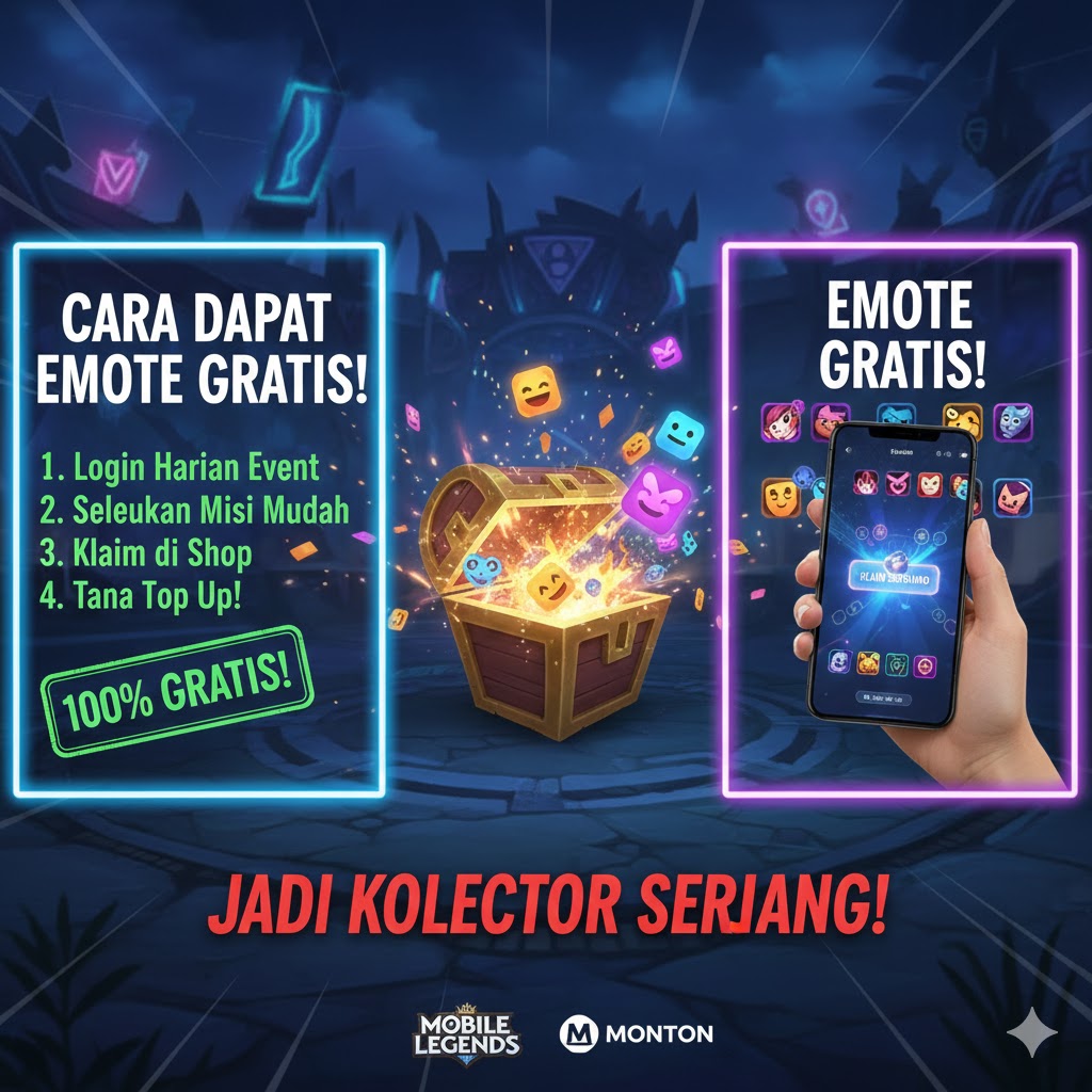 Cara Dapat Emote Gratis MLBB Tanpa Top Up!
