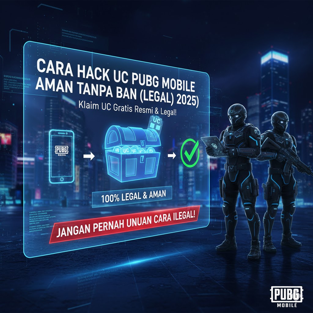 Cara Hack UC PUBG Mobile Aman Tanpa Ban (Legal) 2025