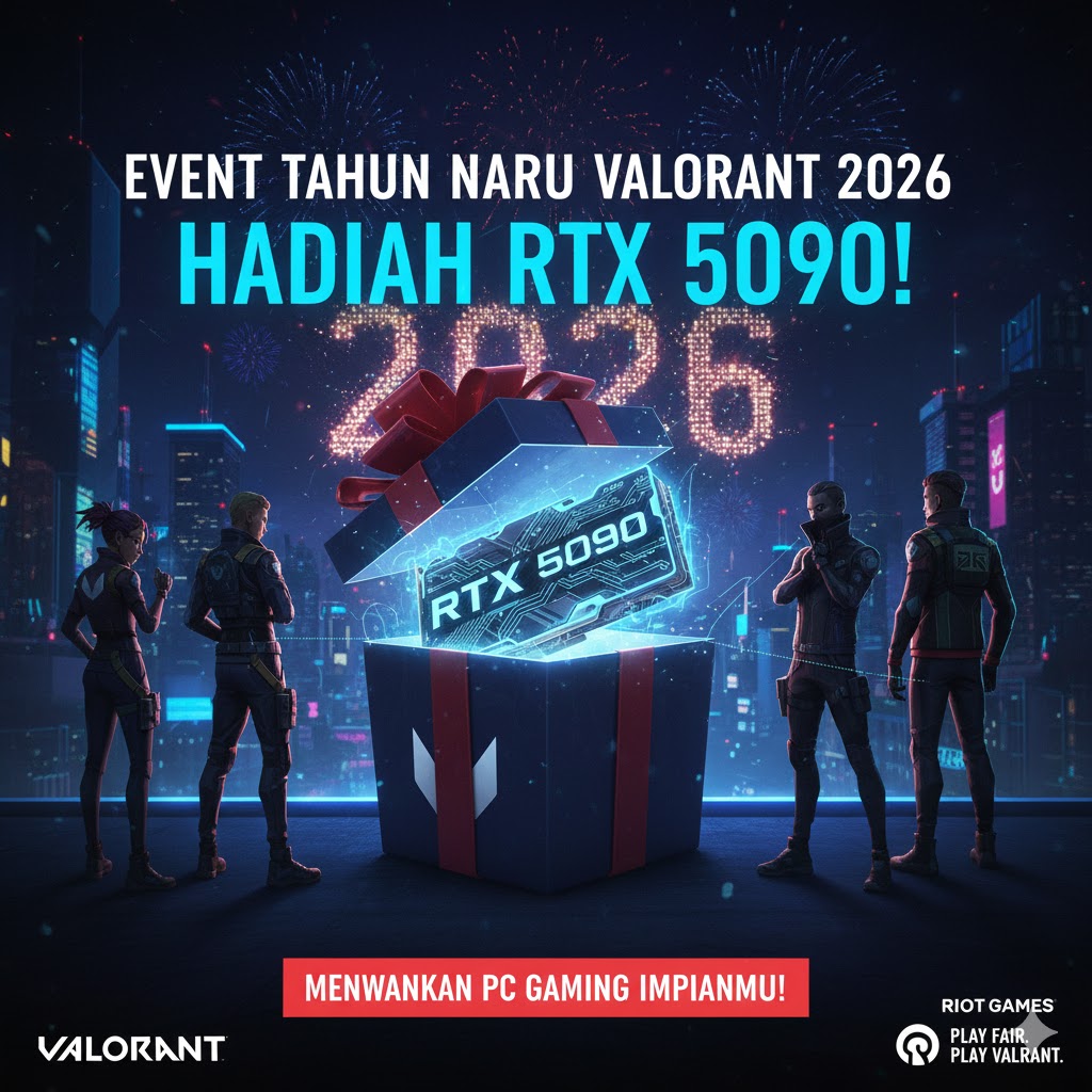 Event Tahun Baru Valorant 2026: Hadiah RTX 5090! Ikuti Sekarang!