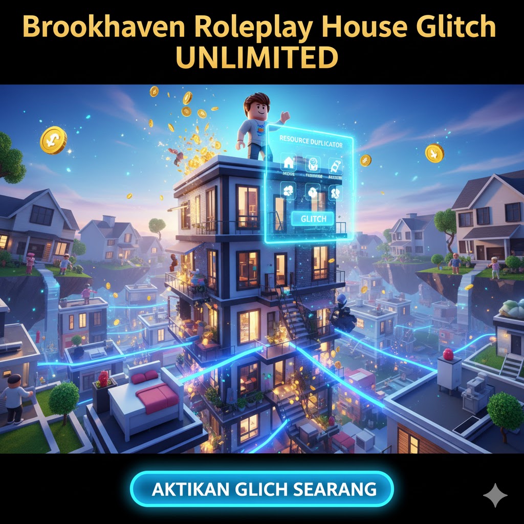 Brookhaven Roleplay House Glitch Unlimited: Cara Dapat Rumah Gratis Selamanya