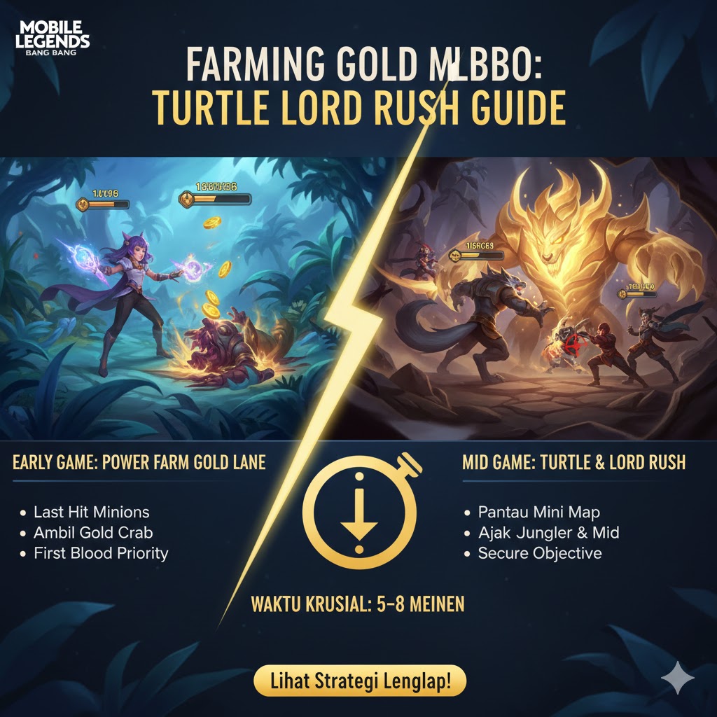 Farming Gold MLBB Turbo: Turtle Lord Rush Guide!