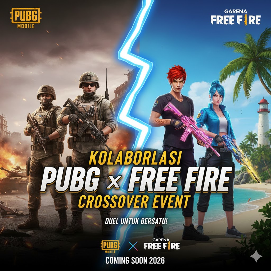 Kolaborasi PUBG x Free Fire: Crossover Event Terbesar 2026