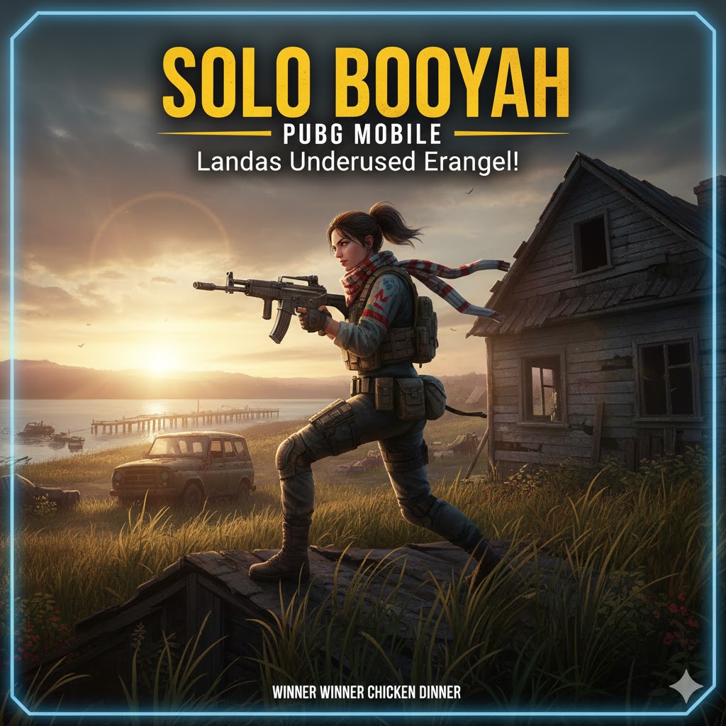 Solo Booyah PUBG Mobile: Landas Underused Erangel!
