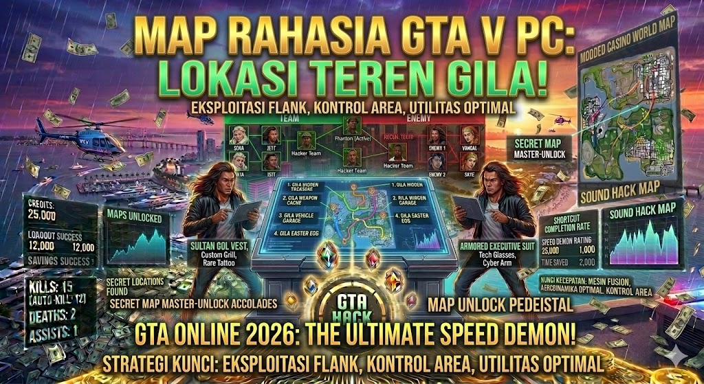 Map Rahasia GTA 5 PC: Lokasi Teren Gila!