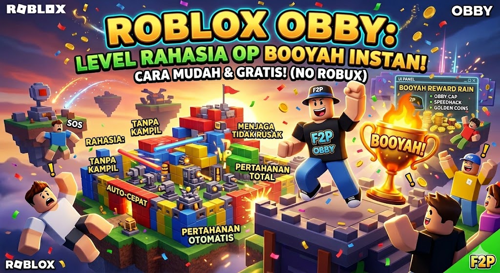 Roblox Obby: Level Rahasia OP Booyah Instan!