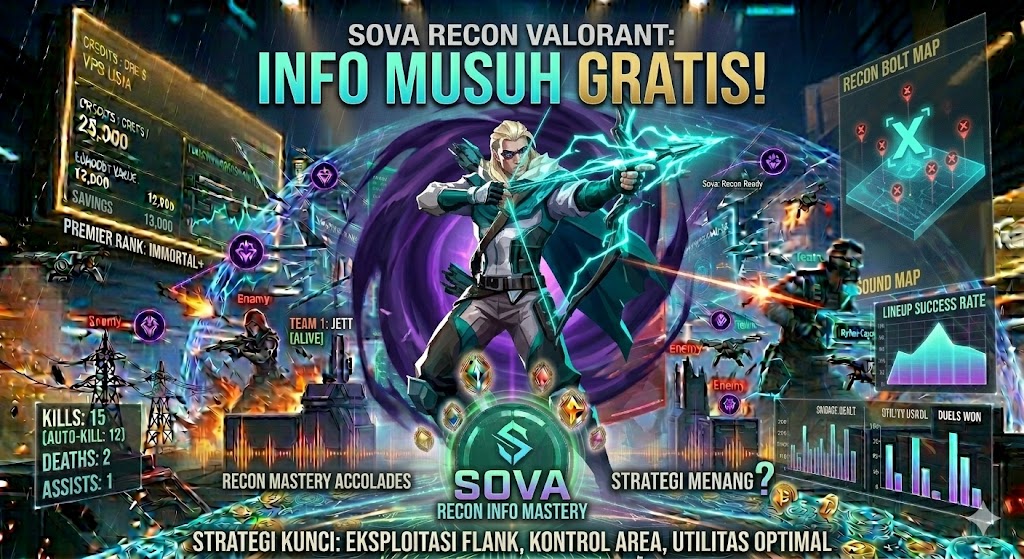 Sova Recon Valorant: Info Musuh Gratis Booyah 2026!